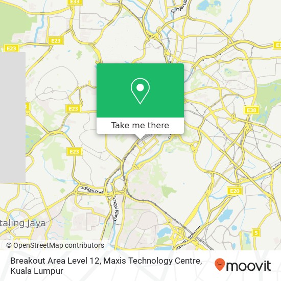 Breakout Area Level 12, Maxis Technology Centre map