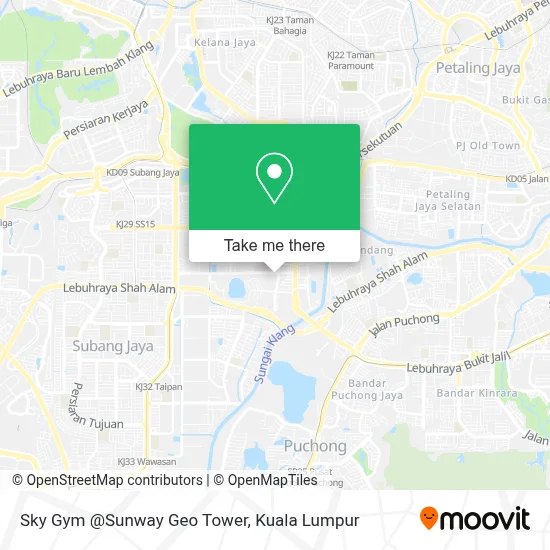 Sky Gym @Sunway Geo Tower map