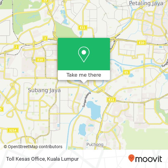 Toll Kesas Office map