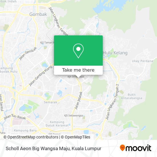 Scholl Aeon Big Wangsa Maju map