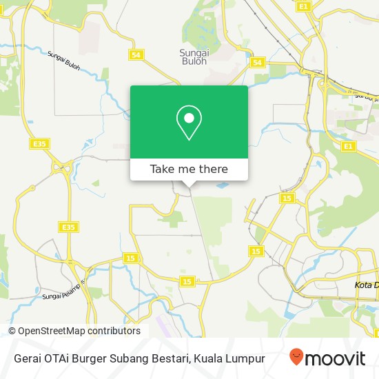 Gerai OTAi Burger Subang Bestari map