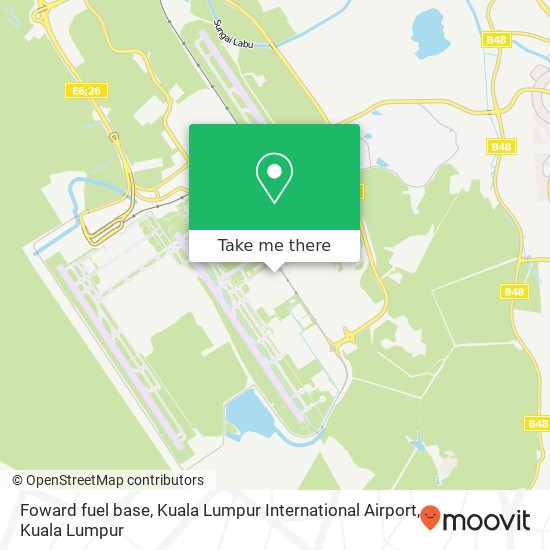 Foward fuel base, Kuala Lumpur International Airport map