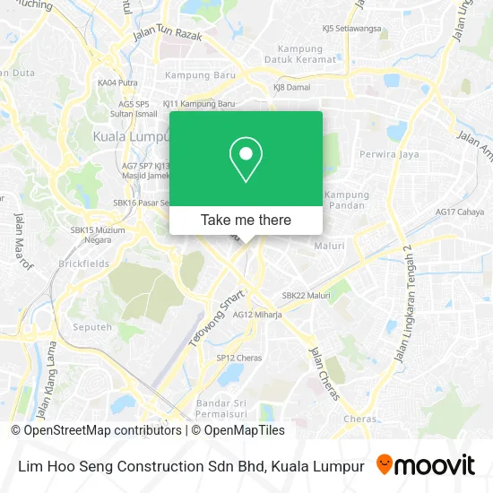 Lim Hoo Seng Construction Sdn Bhd map