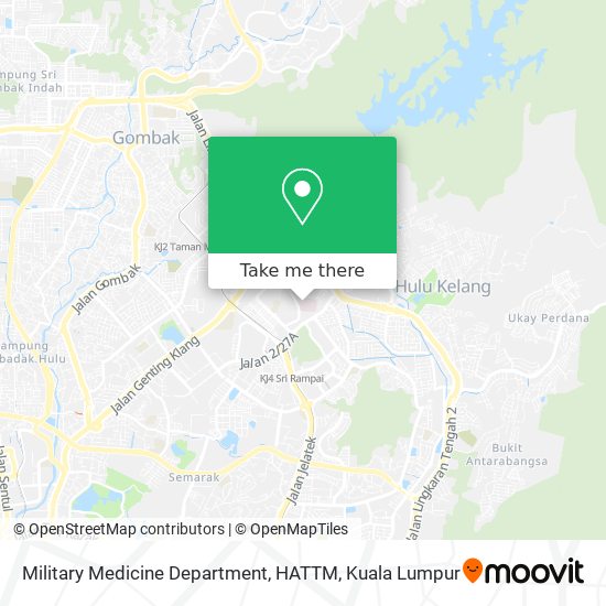 Military Medicine Department, HATTM map
