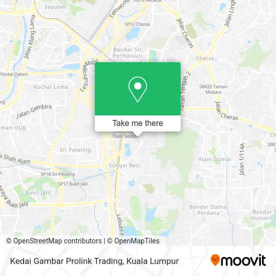 Peta Kedai Gambar Prolink Trading