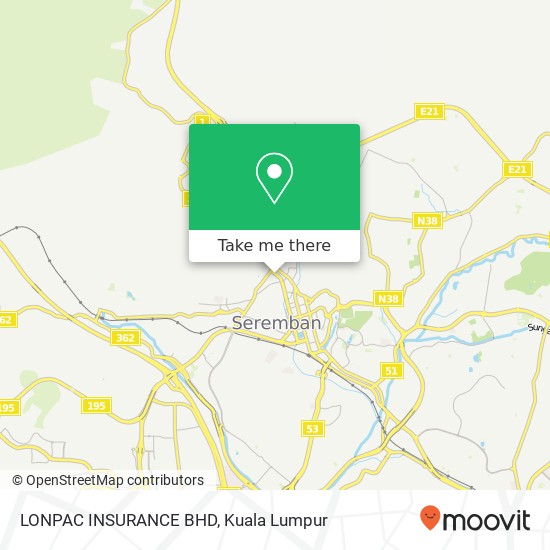 LONPAC INSURANCE BHD map