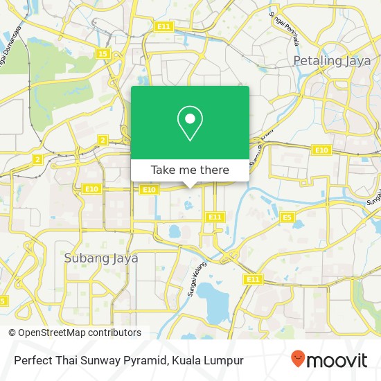 Peta Perfect Thai Sunway Pyramid