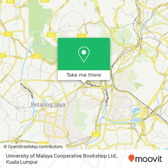 University of Malaya Cooperative Bookshop Ltd. map