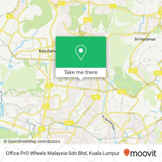 Office PrO Wheels Malaysia Sdn.Bhd map