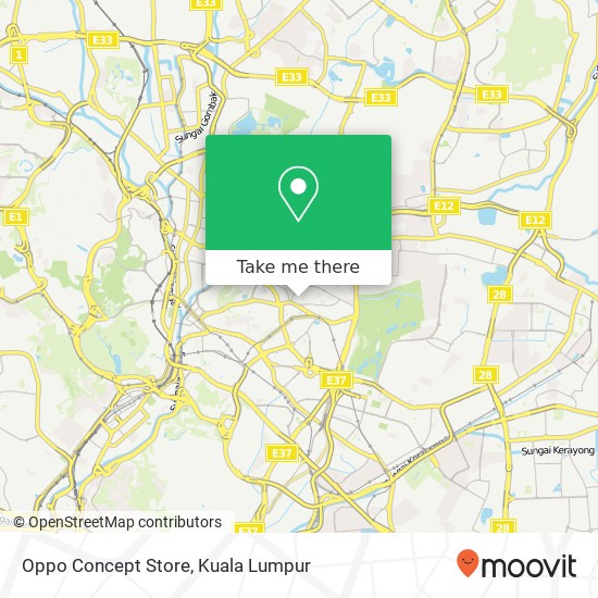 Oppo Concept Store map