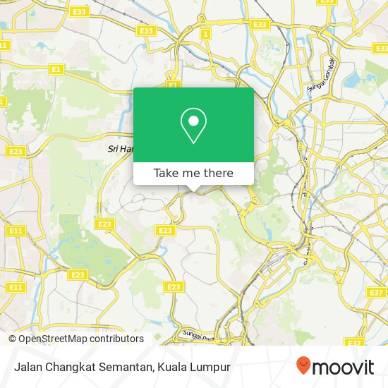 Jalan Changkat Semantan map