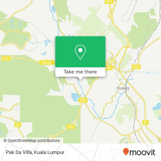 Pak Da Villa map