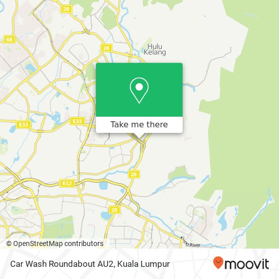Car Wash Roundabout AU2 map