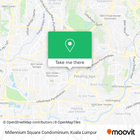 Millennium Square Condominium map