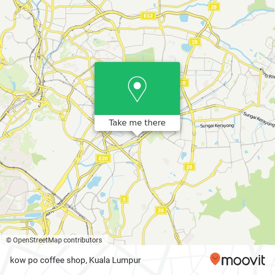 kow po coffee shop map