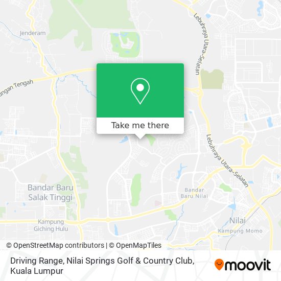 Peta Driving Range, Nilai Springs Golf & Country Club