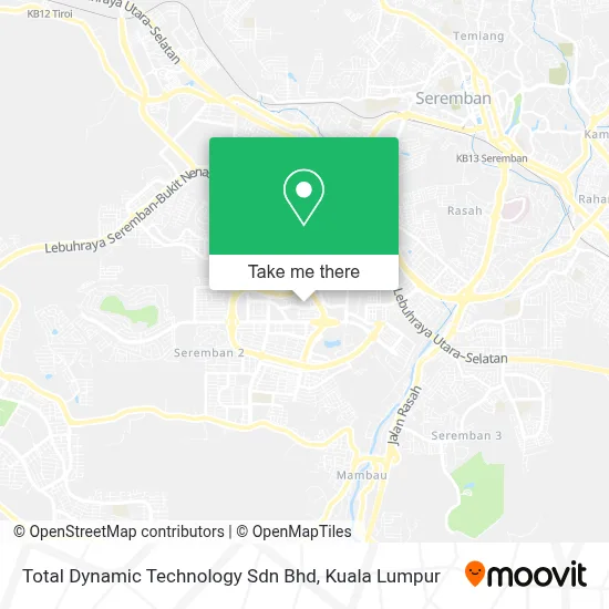 Total Dynamic Technology Sdn Bhd map