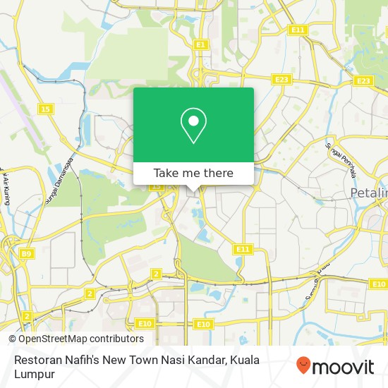 Restoran Nafih's New Town Nasi Kandar map