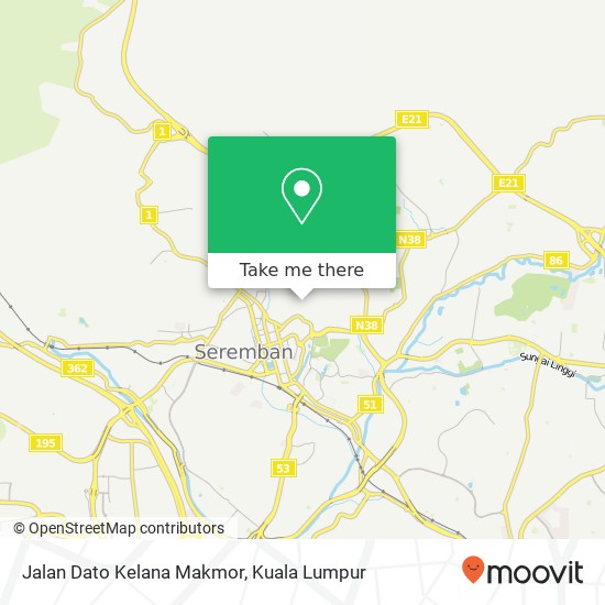 Jalan Dato Kelana Makmor map