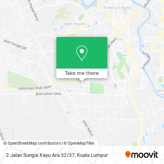 2 Jalan Sungai Kayu Ara 32/37 map