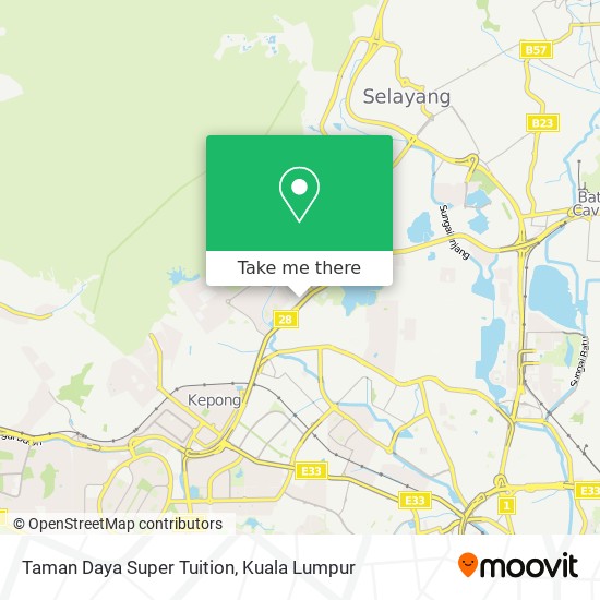 Taman Daya Super Tuition map
