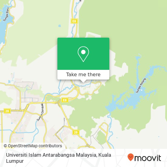 Universiti Islam Antarabangsa Malaysia map