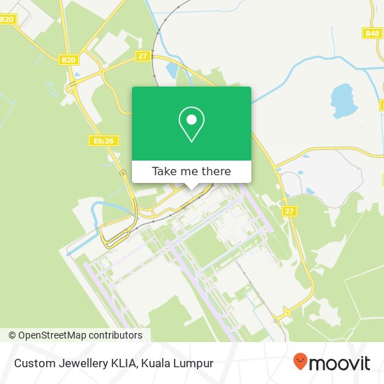 Custom Jewellery KLIA map