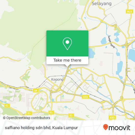 saffiano holding sdn bhd map