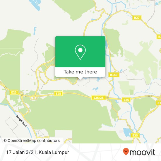 17 Jalan 3/21 map