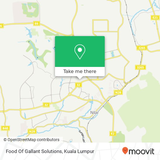 Food Of Gallant Solutions map