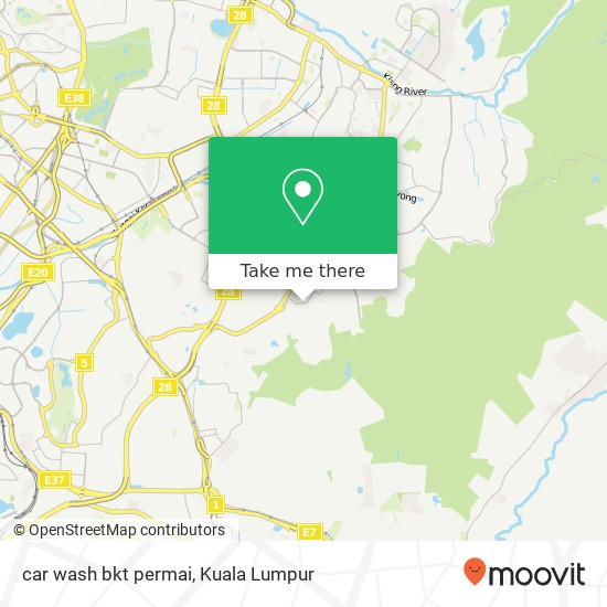 car wash bkt permai map