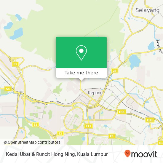 Kedai Ubat & Runcit Hong Ning map