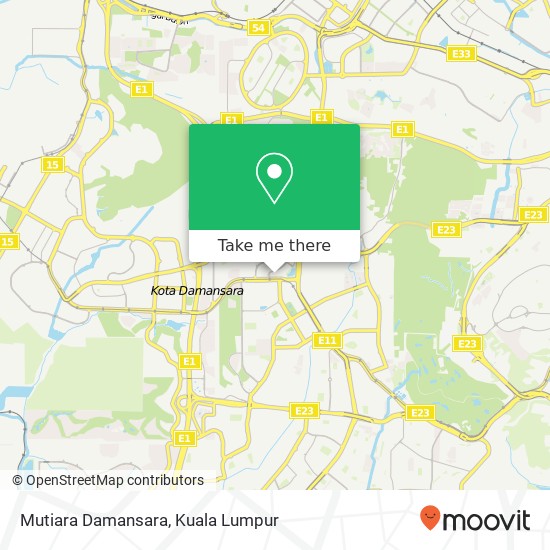Mutiara Damansara map