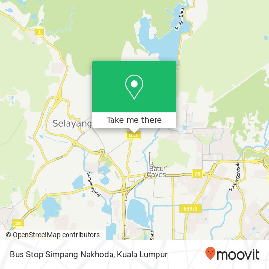 Bus Stop Simpang Nakhoda map