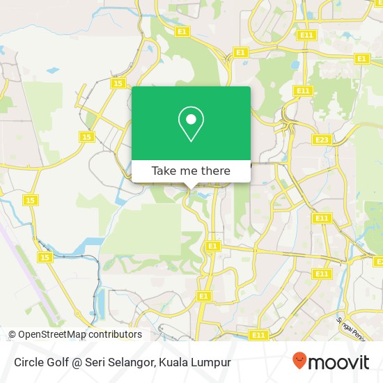 Peta Circle Golf @ Seri Selangor
