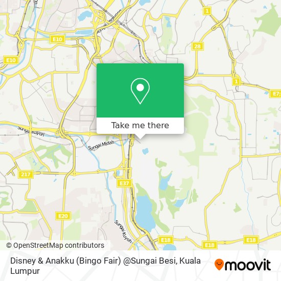 Disney & Anakku (Bingo Fair) @Sungai Besi map