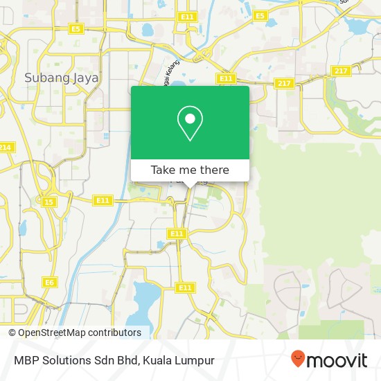 MBP Solutions Sdn Bhd map