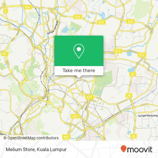 Melium Store map