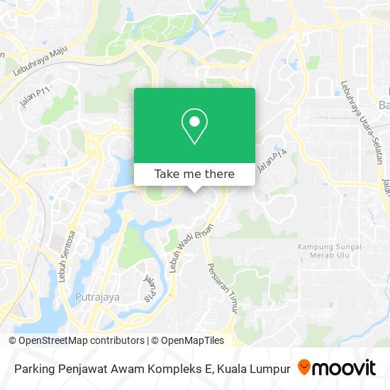 Peta Parking Penjawat Awam Kompleks E