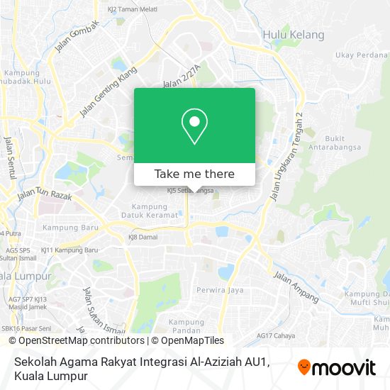 Sekolah Agama Rakyat Integrasi Al-Aziziah AU1 map