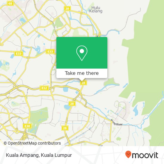 Kuala Ampang map