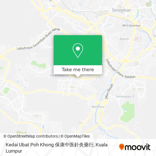 Kedai Ubat Poh Khong 保康中医針灸藥行 map
