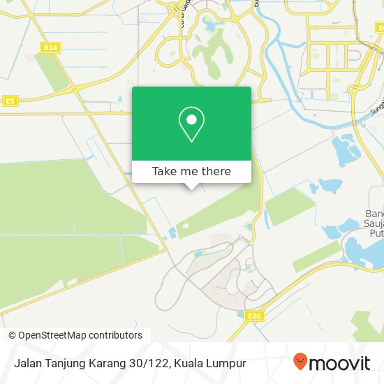 Peta Jalan Tanjung Karang 30/122