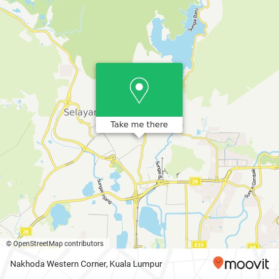 Nakhoda Western Corner map