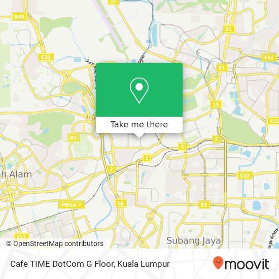 Cafe TIME DotCom G Floor map