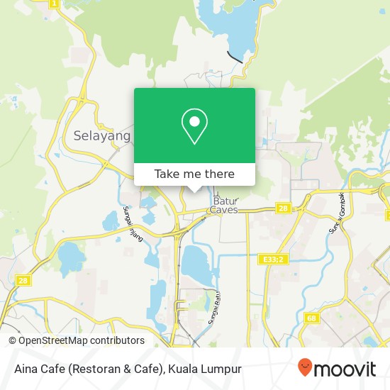 Aina Cafe (Restoran & Cafe) map