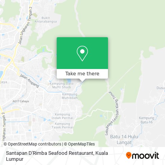 Santapan D'Rimba Seafood Restaurant map