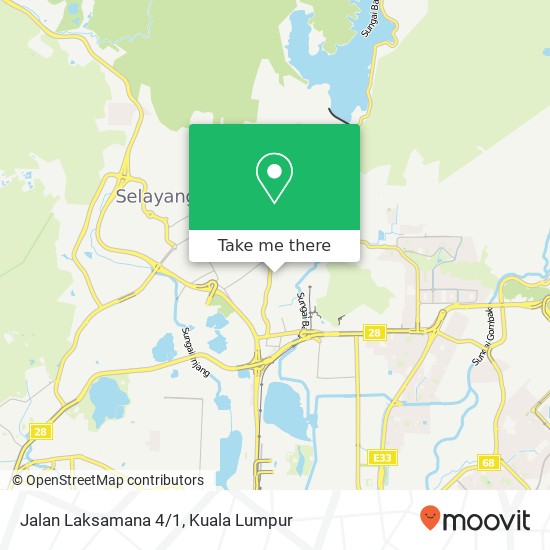 Jalan Laksamana 4/1 map