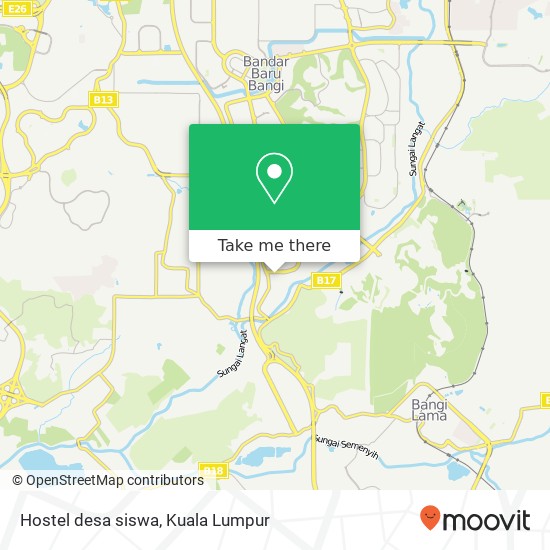 Hostel desa siswa map