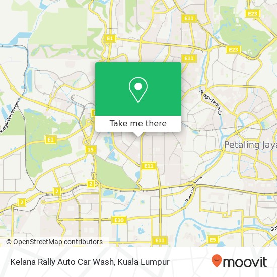 Kelana Rally Auto Car Wash map